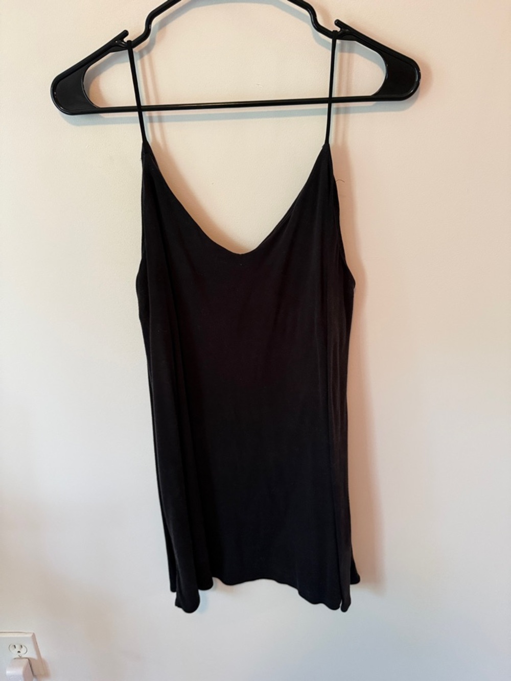 H&M Black Spaghetti Strap Mini Dress